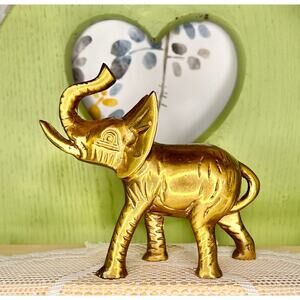 Solid Brass Elephant
